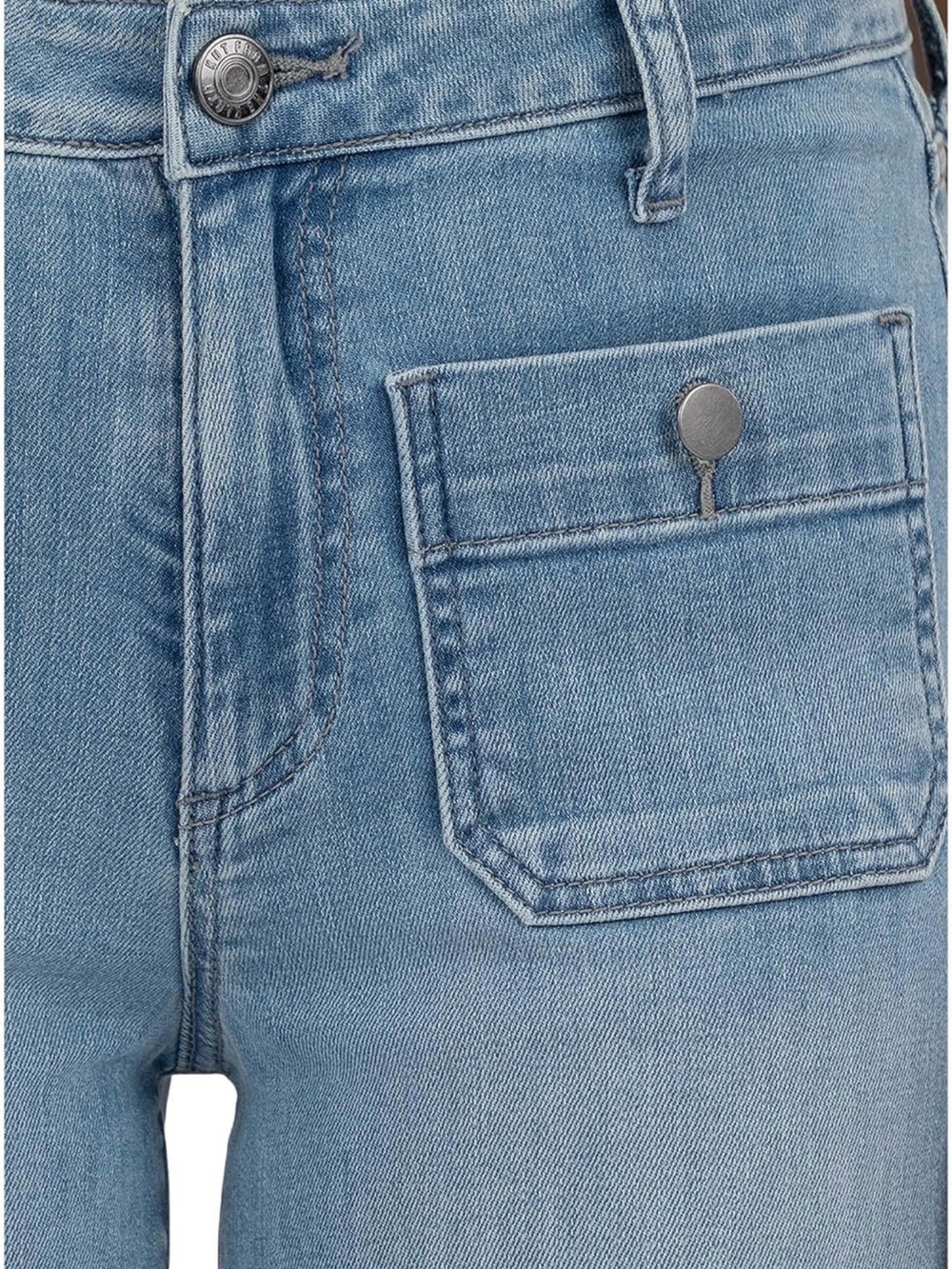 NWT KUT from the Kloth Meg High-Rise Fab Ab Wide Leg Double Front Pockets Jeans - Picture 4 of 14